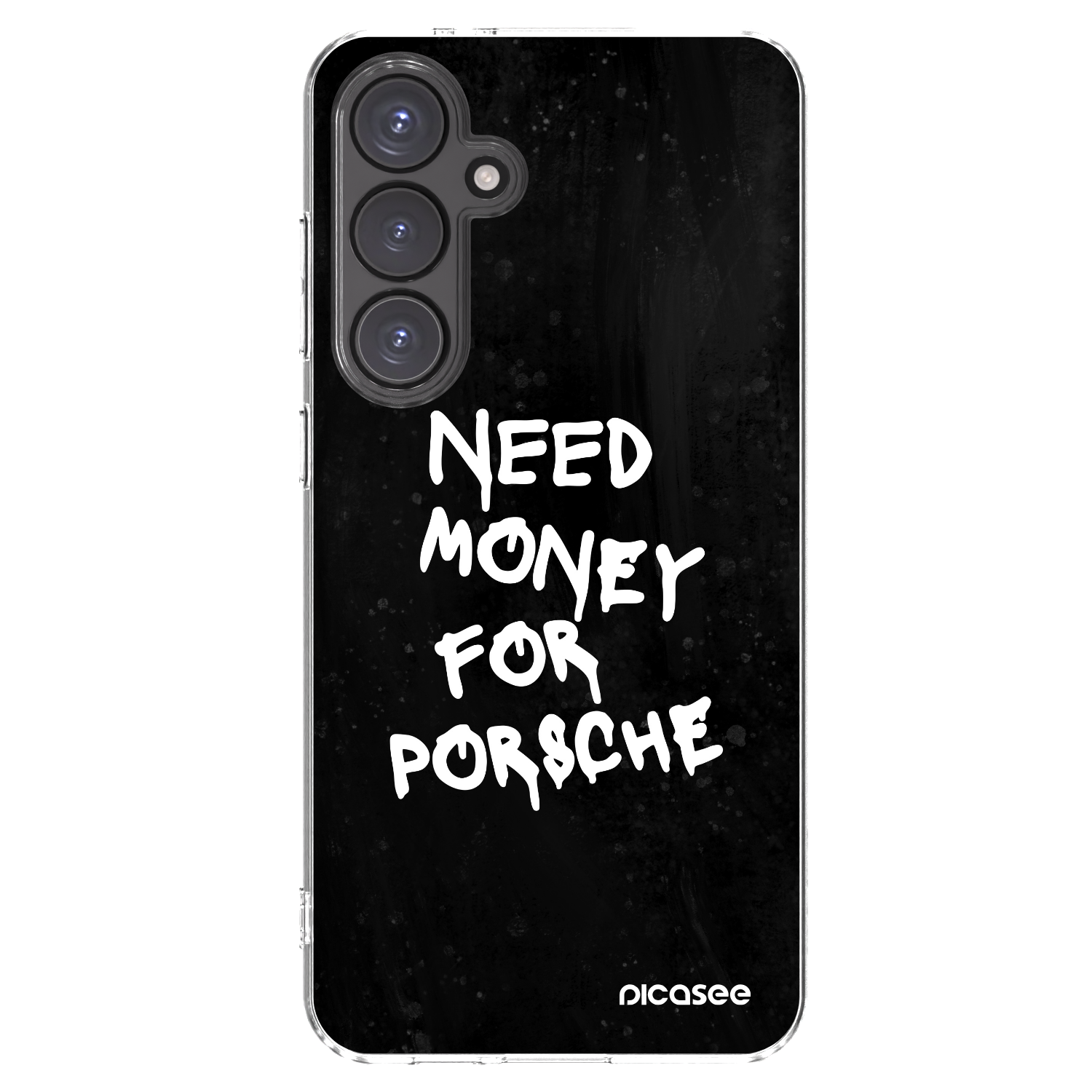 Picasee Samsung Galaxy S24 FE S721B Hülle - Transparentes Silikon - Black Dollar