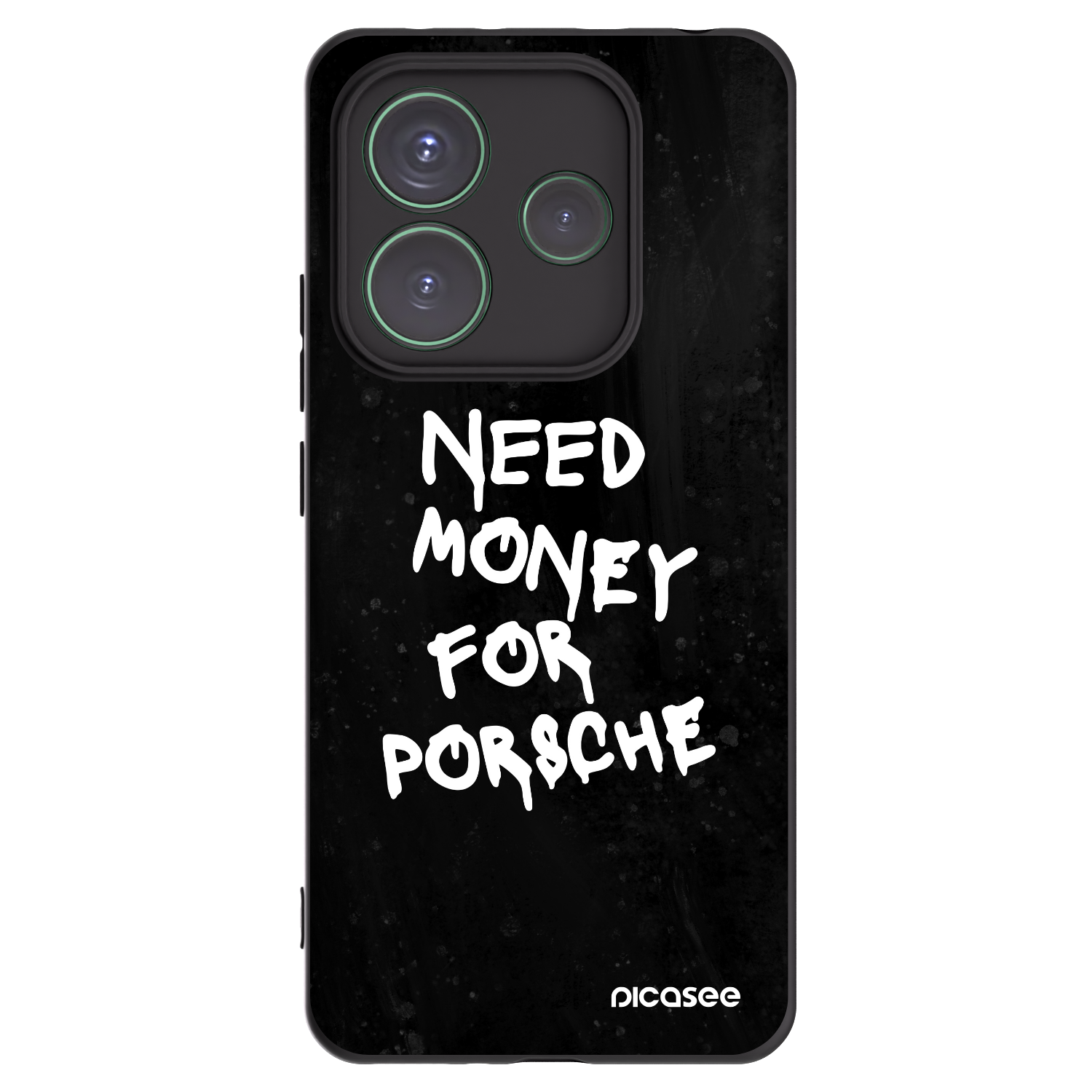 Picasee Xiaomi Redmi Note 14 5G Hülle - Schwarzes Silikon - Black Dollar