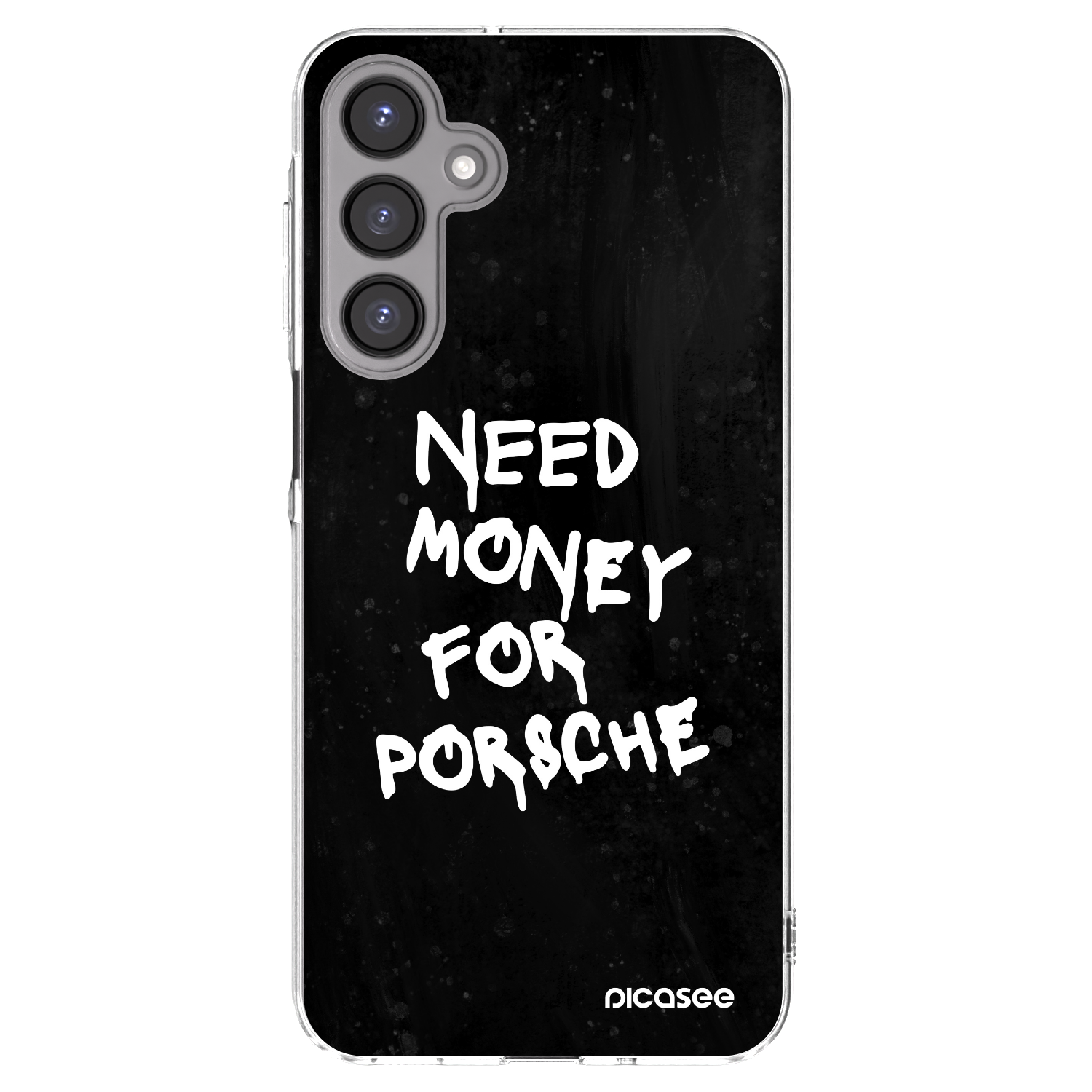 Picasee Samsung Galaxy A16 5G Hülle - Transparentes Silikon - Black Dollar