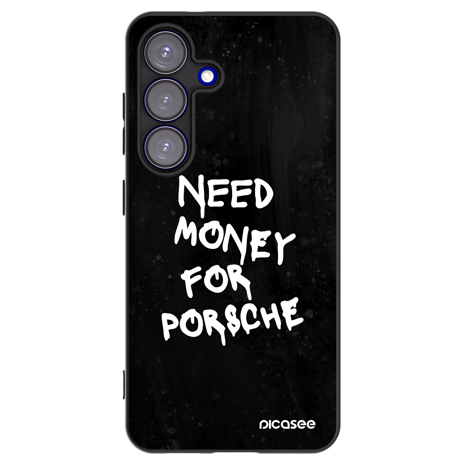 Picasee Samsung Galaxy S25 5G Hülle - Schwarzes Silikon - Black Dollar