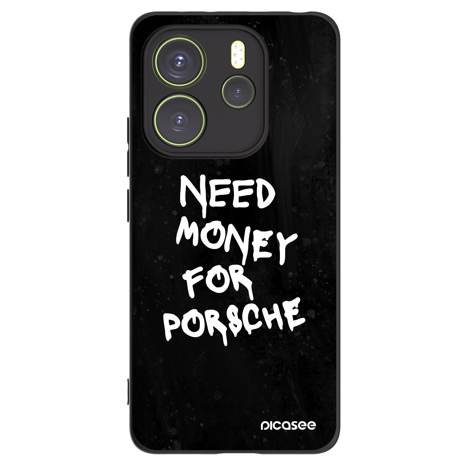 Picasee Xiaomi Redmi Note 14 4G Hülle - Schwarzes Silikon - Black Dollar