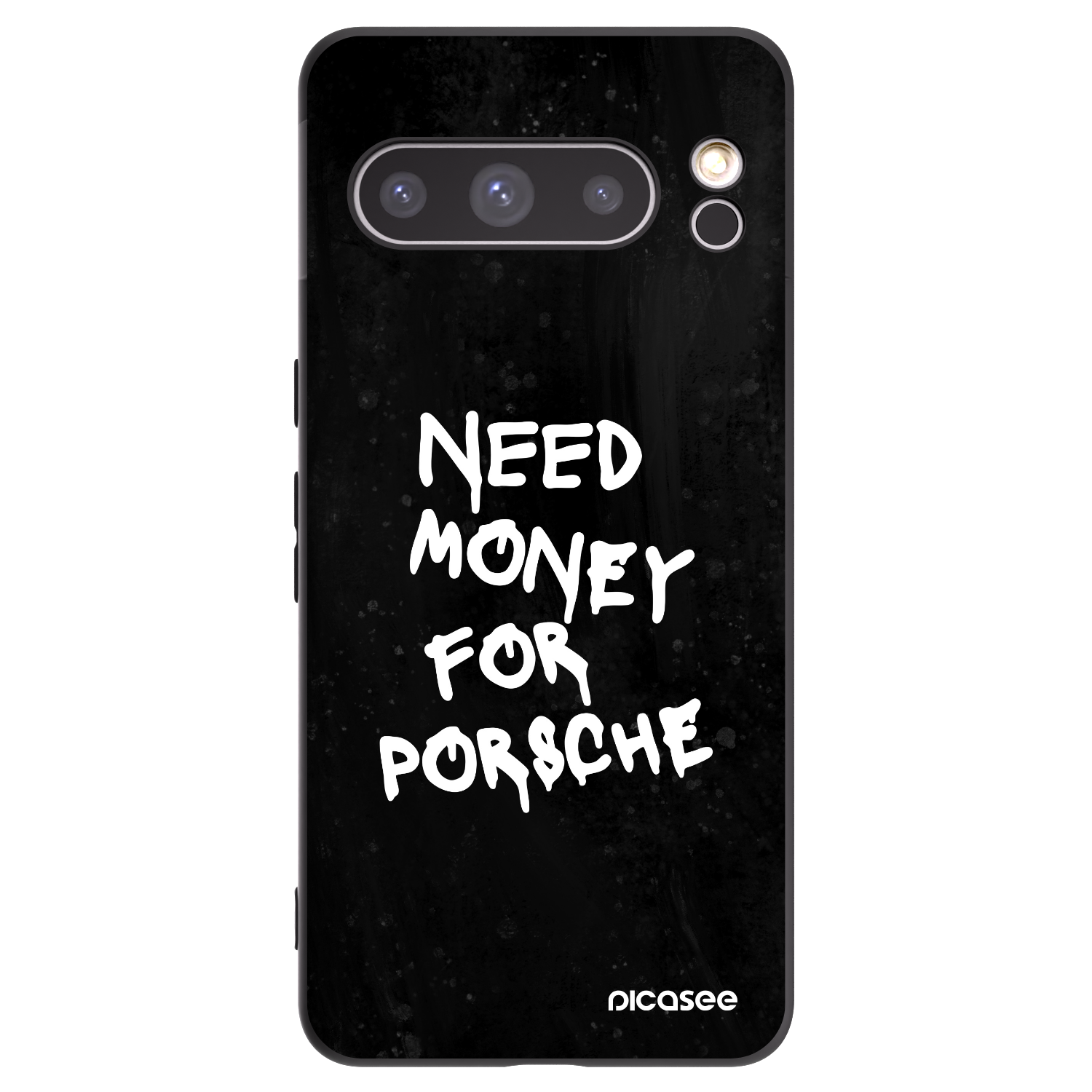 Picasee Google Pixel 8 Pro Hülle - Schwarzes Silikon - Black Dollar