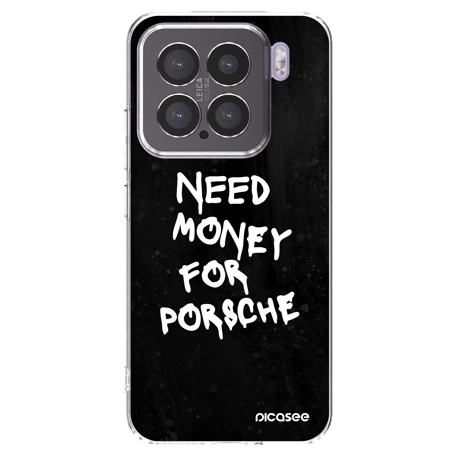 Picasee Xiaomi 15 Hülle - Transparentes Silikon - Black Dollar