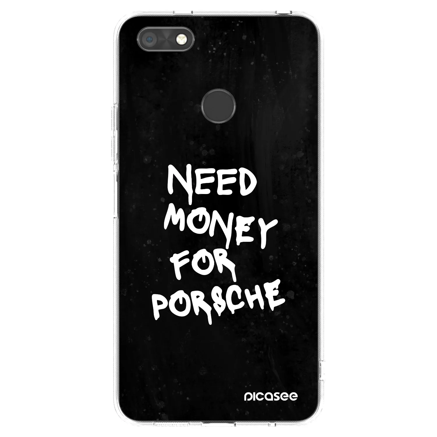 Picasee Huawei P9 Lite Mini Hülle - Transparentes Silikon - Black Dollar