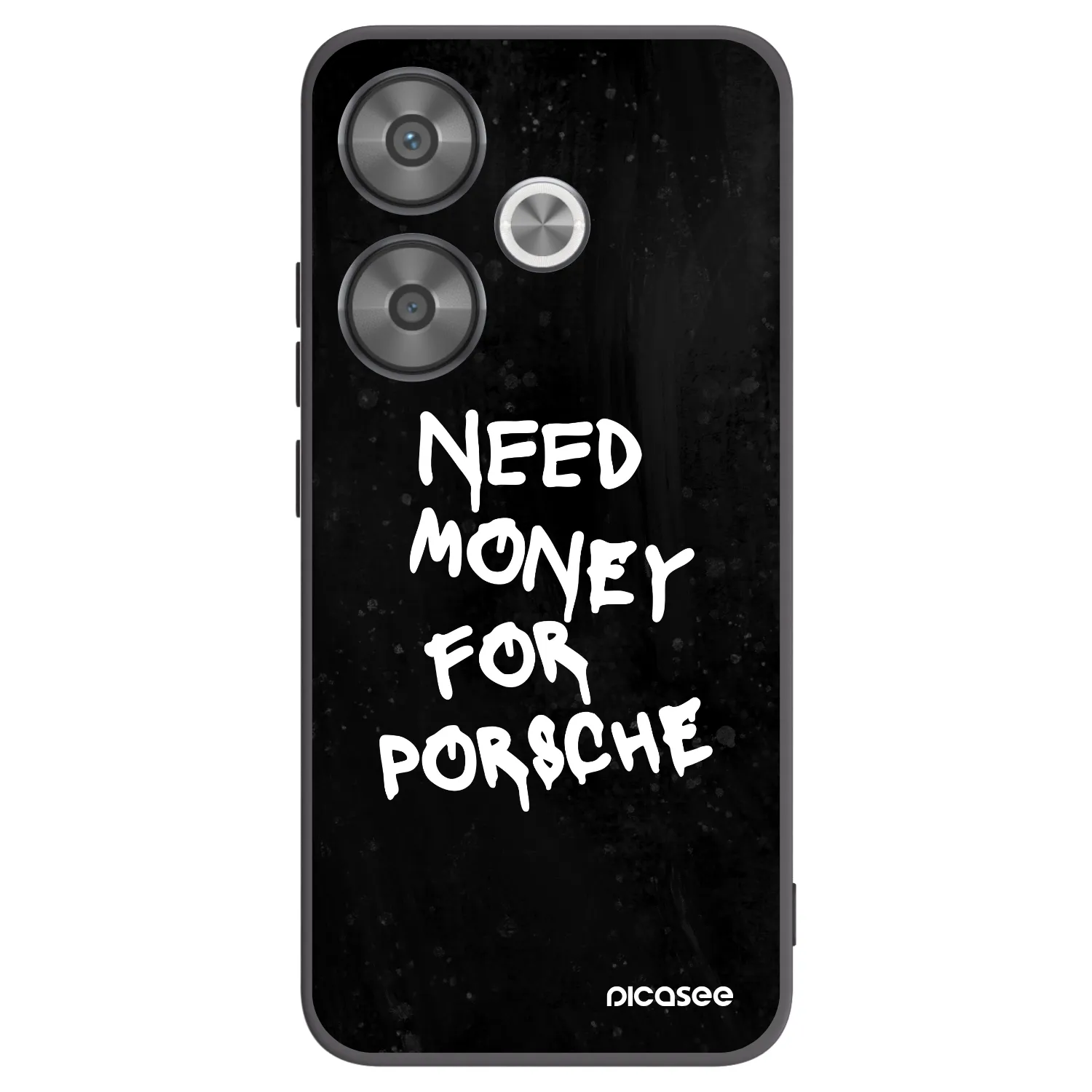 Picasee Xiaomi Poco F6 Hülle - Schwarzes Silikon - Black Dollar