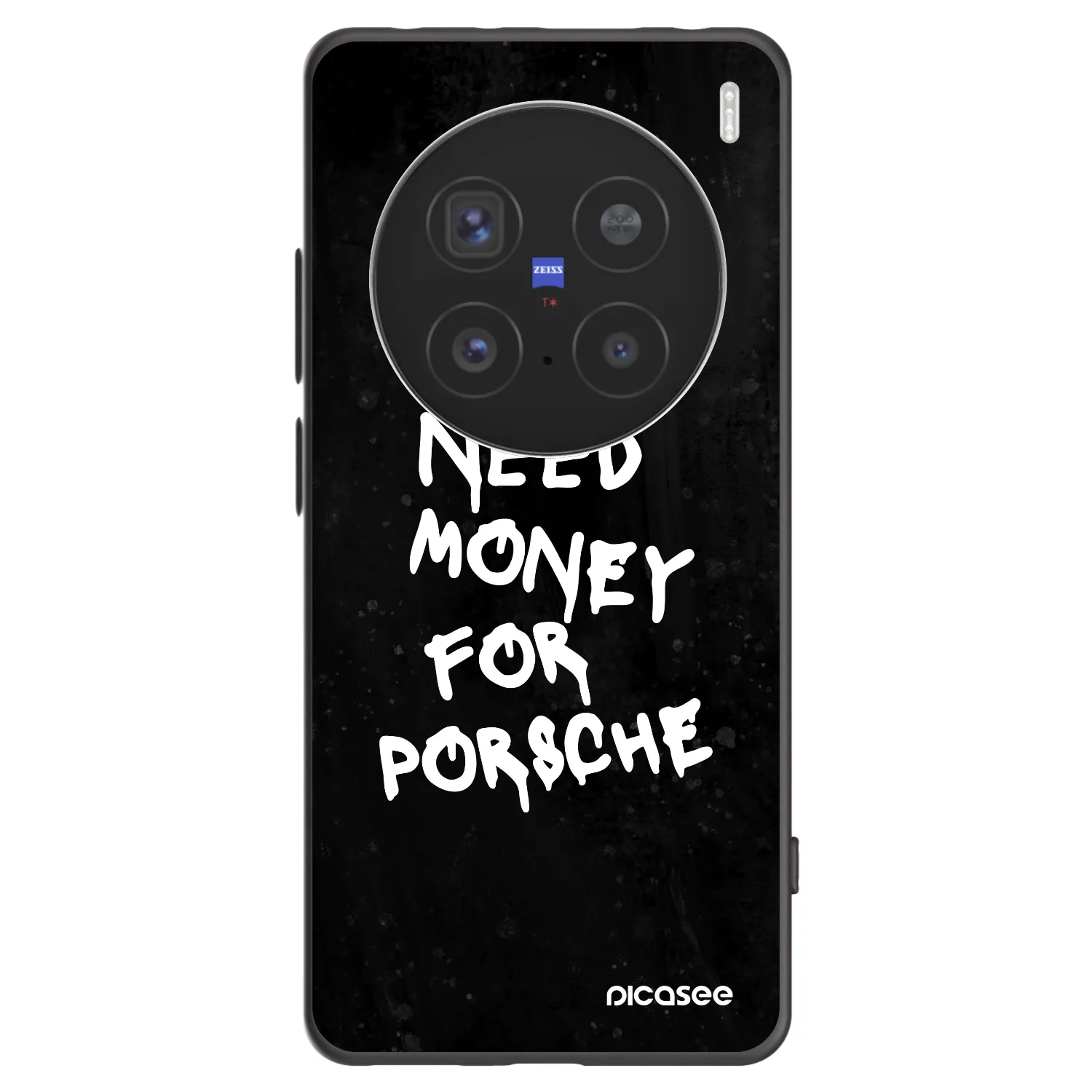 Picasee Vivo X200 Pro Hülle - Schwarzes Silikon - Black Dollar