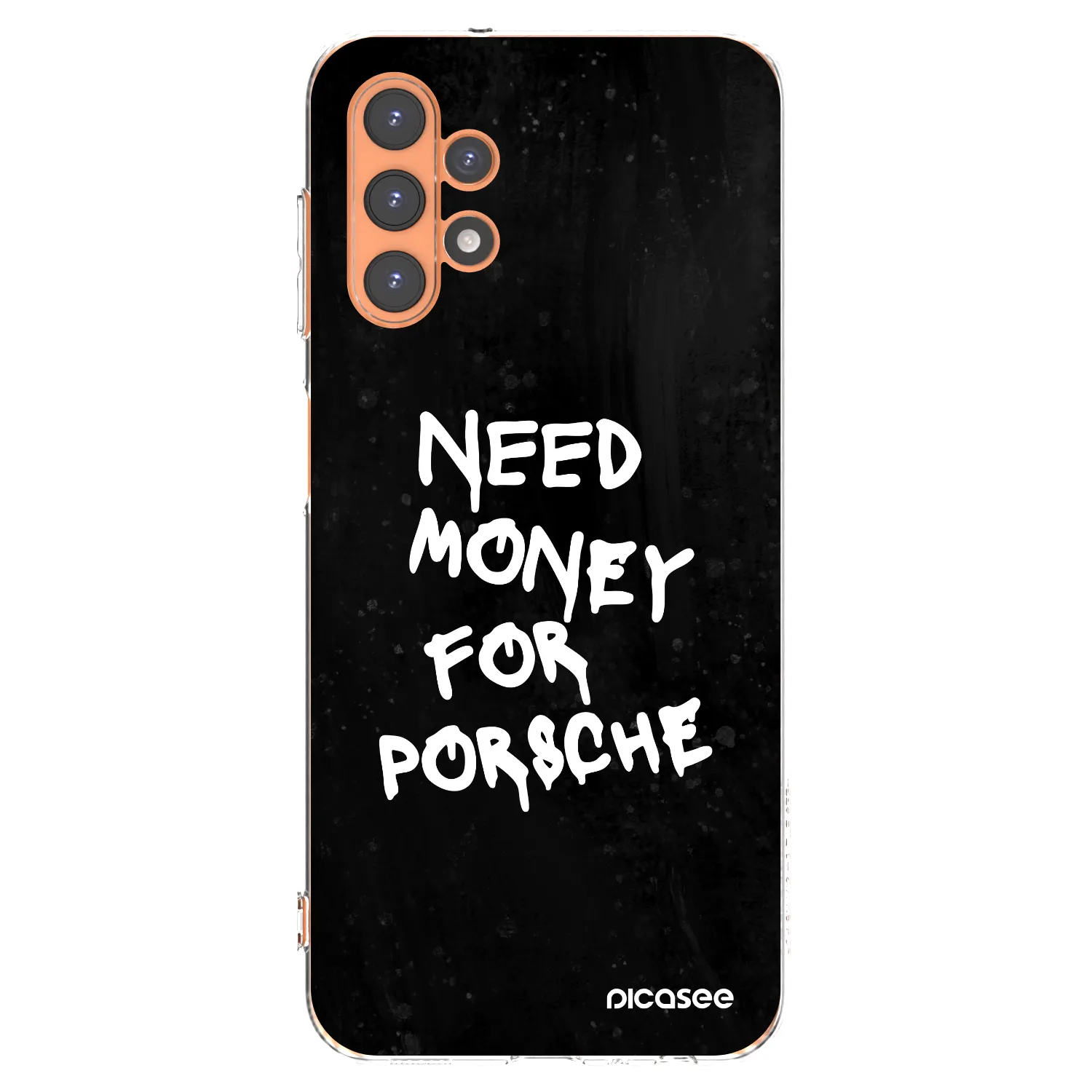 Picasee Samsung Galaxy A13 5G Hülle - Transparentes Silikon - Black Dollar