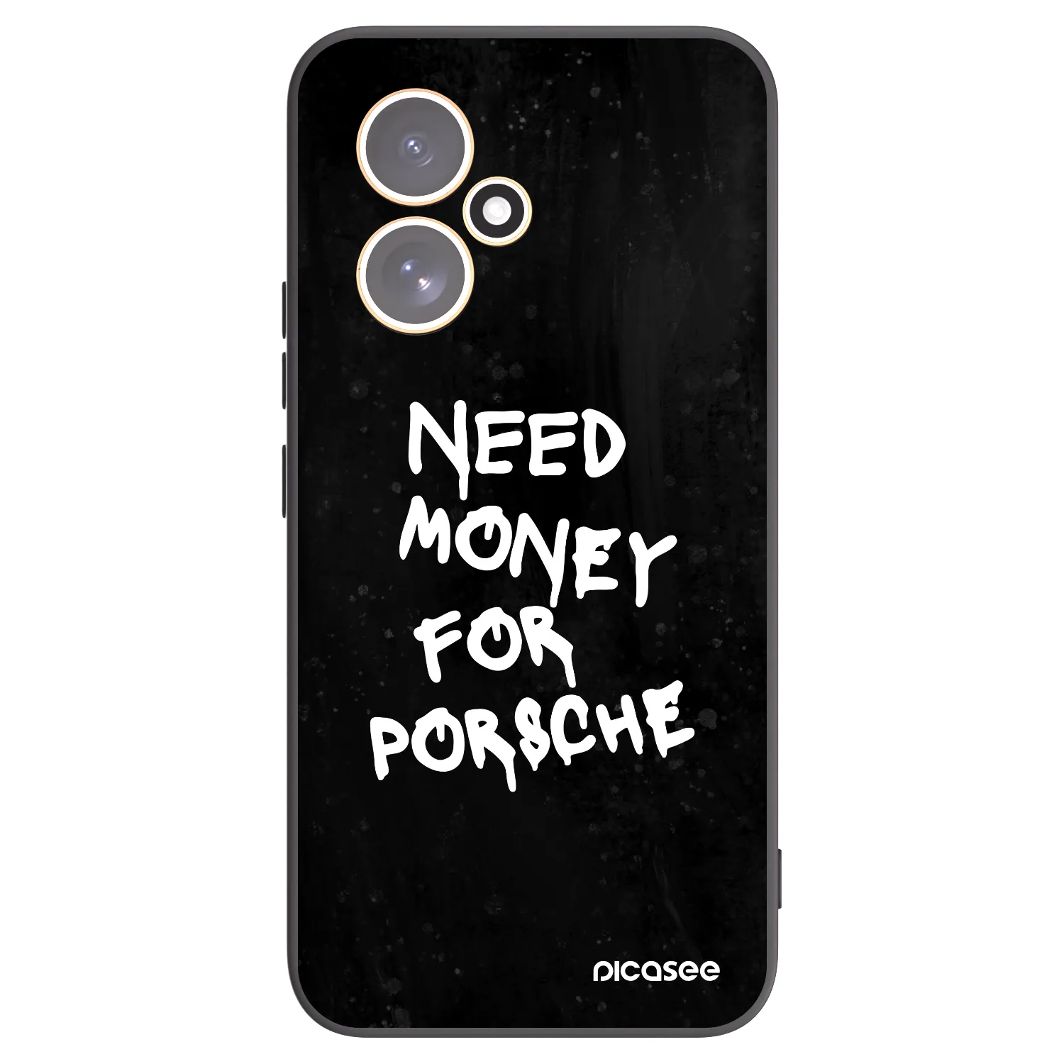Picasee Honor 400 5G Hülle - Schwarzes Silikon - Black Dollar