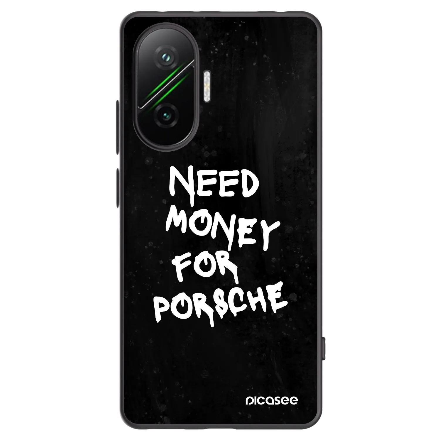 Picasee Xiaomi Poco F7 5G Hülle - Schwarzes Silikon - Black Dollar