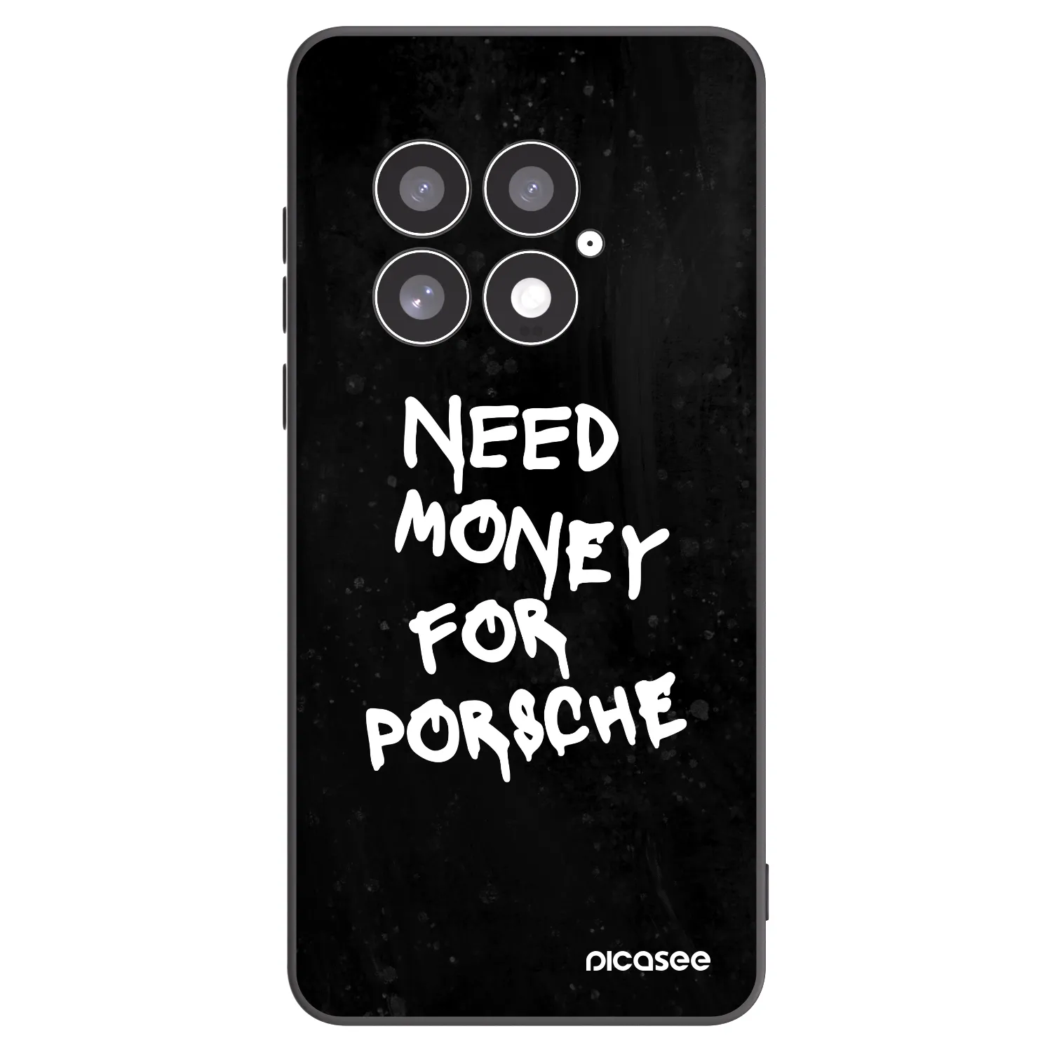 Picasee OnePlus 13 5G Hülle - Schwarzes Silikon - Black Dollar