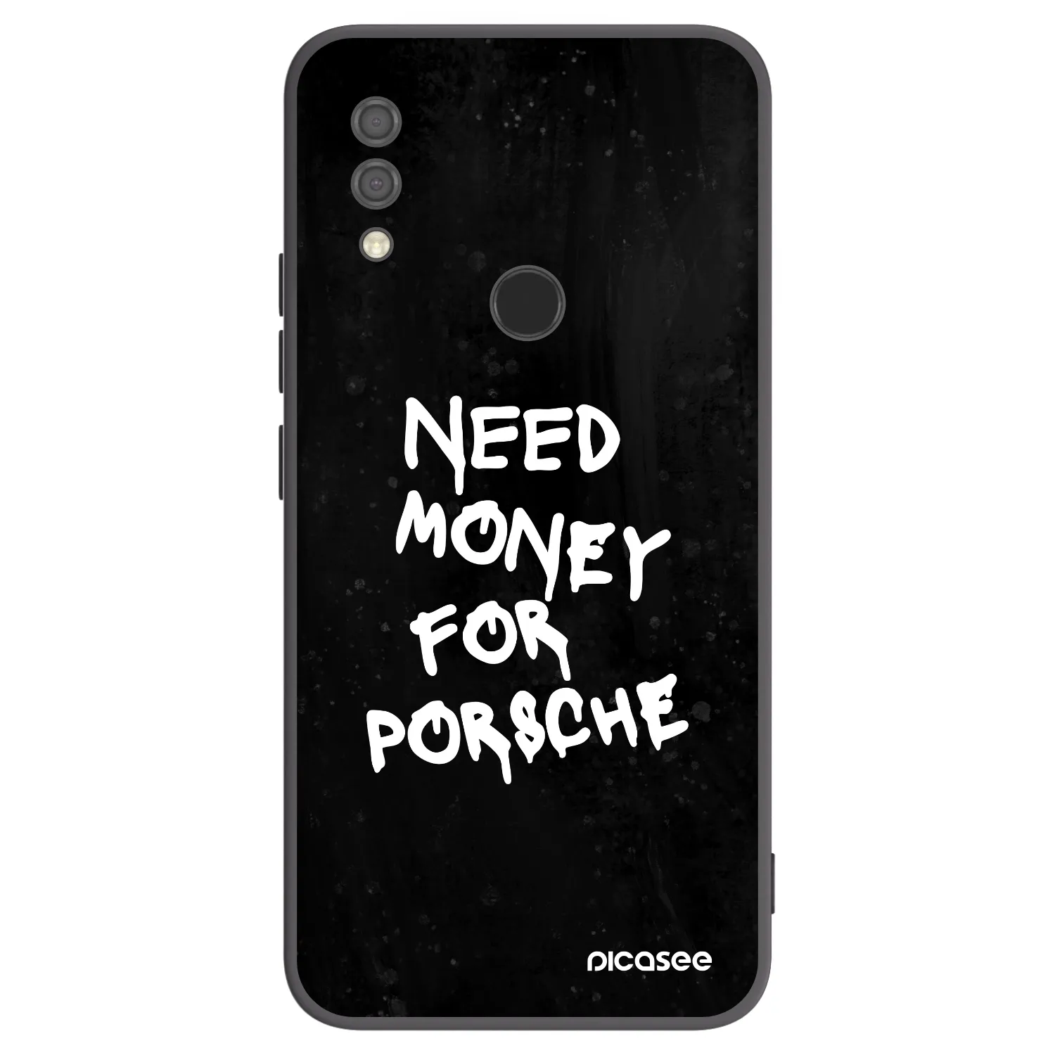 Picasee Xiaomi Redmi 7 Hülle - Schwarzes Silikon - Black Dollar