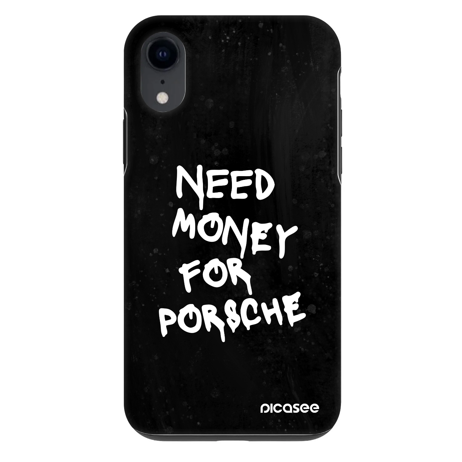 Picasee Fashion Case für Apple iPhone XR - Black Dollar
