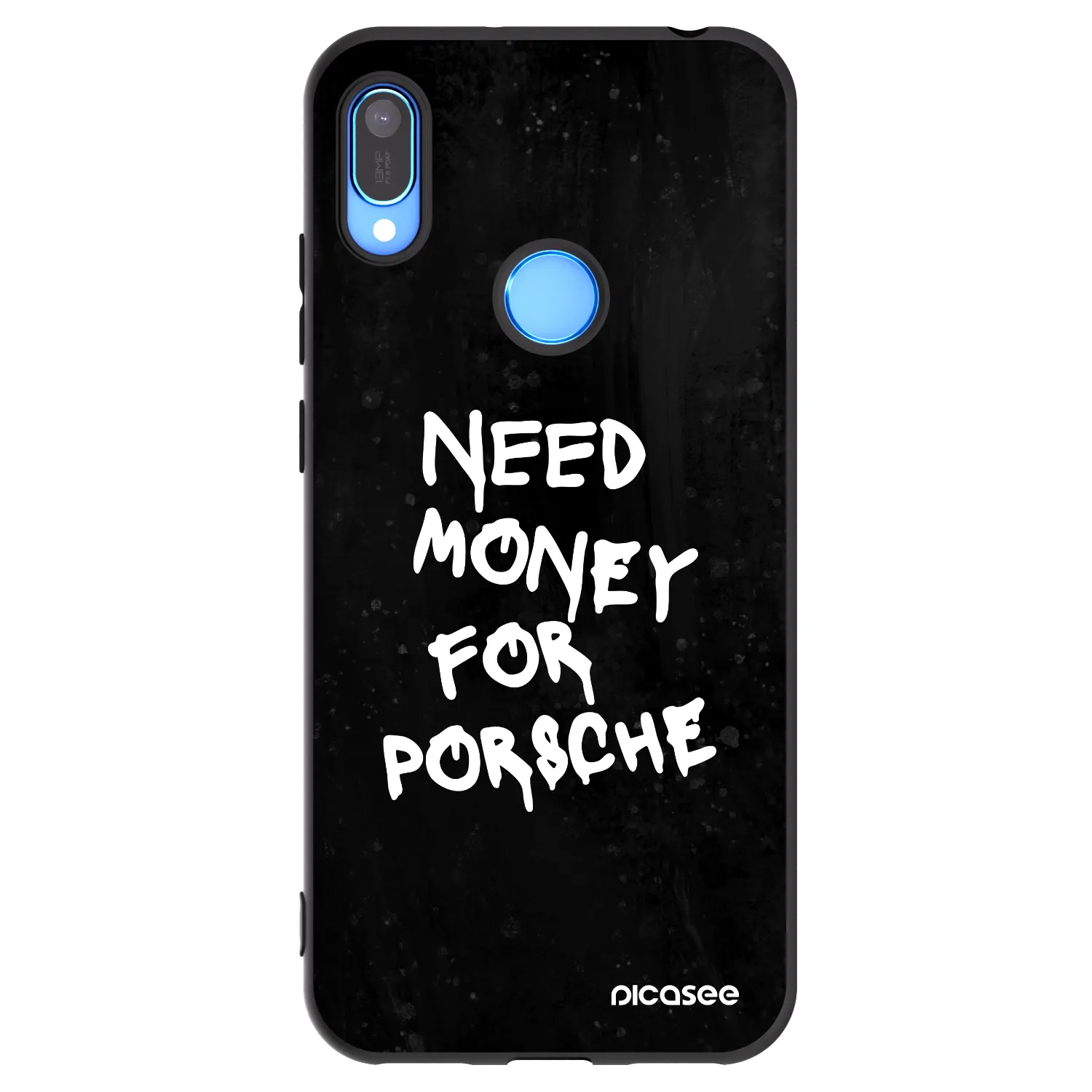 Picasee Huawei Y6 2019 Hülle - Schwarzes Silikon - Black Dollar