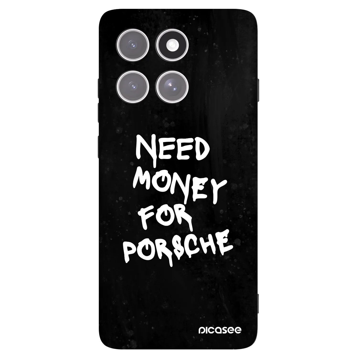 Picasee Motorola Edge 60 Pro Hülle - Schwarzes Silikon - Black Dollar