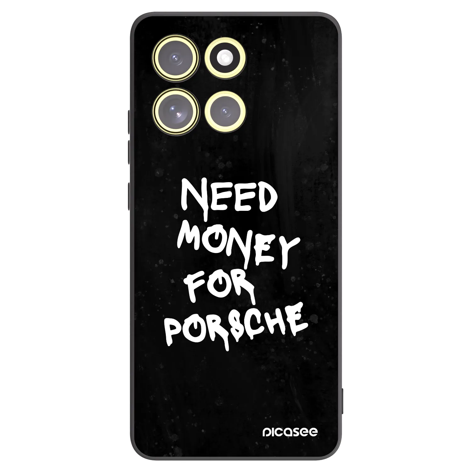 Picasee Motorola Moto G86 5G Hülle - Schwarzes Silikon - Black Dollar