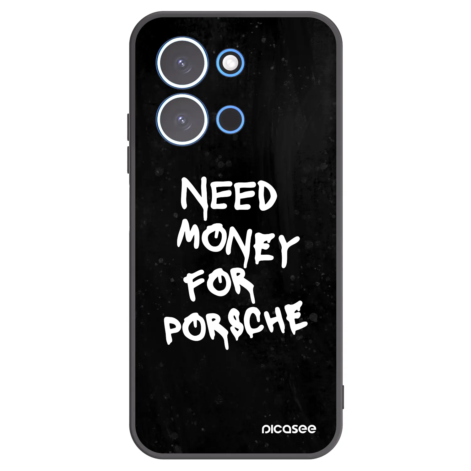 Picasee Xiaomi Redmi 15C 4G Hülle - Schwarzes Silikon - Black Dollar