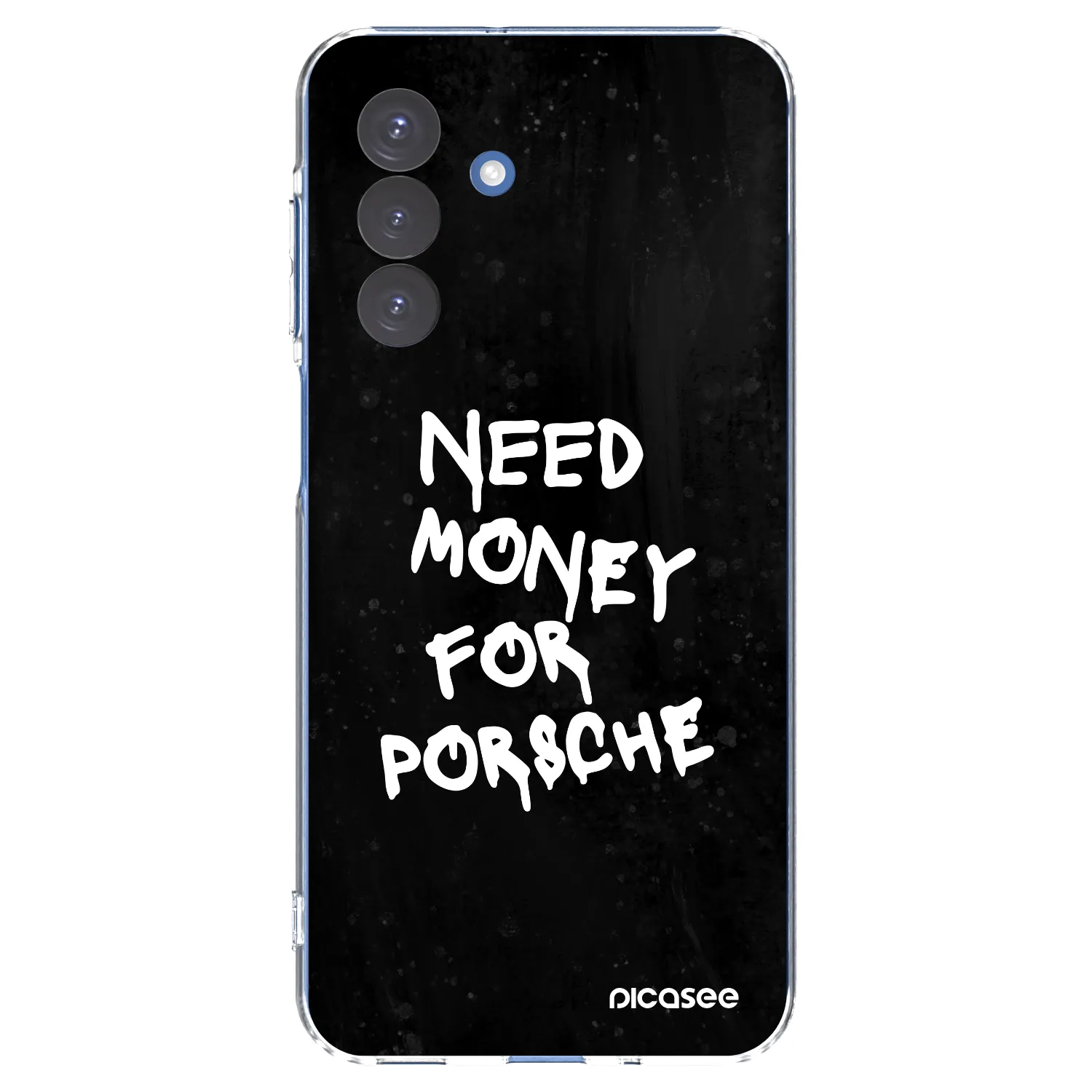 Picasee Samsung Galaxy A17 5G Hülle - Transparentes Silikon - Black Dollar
