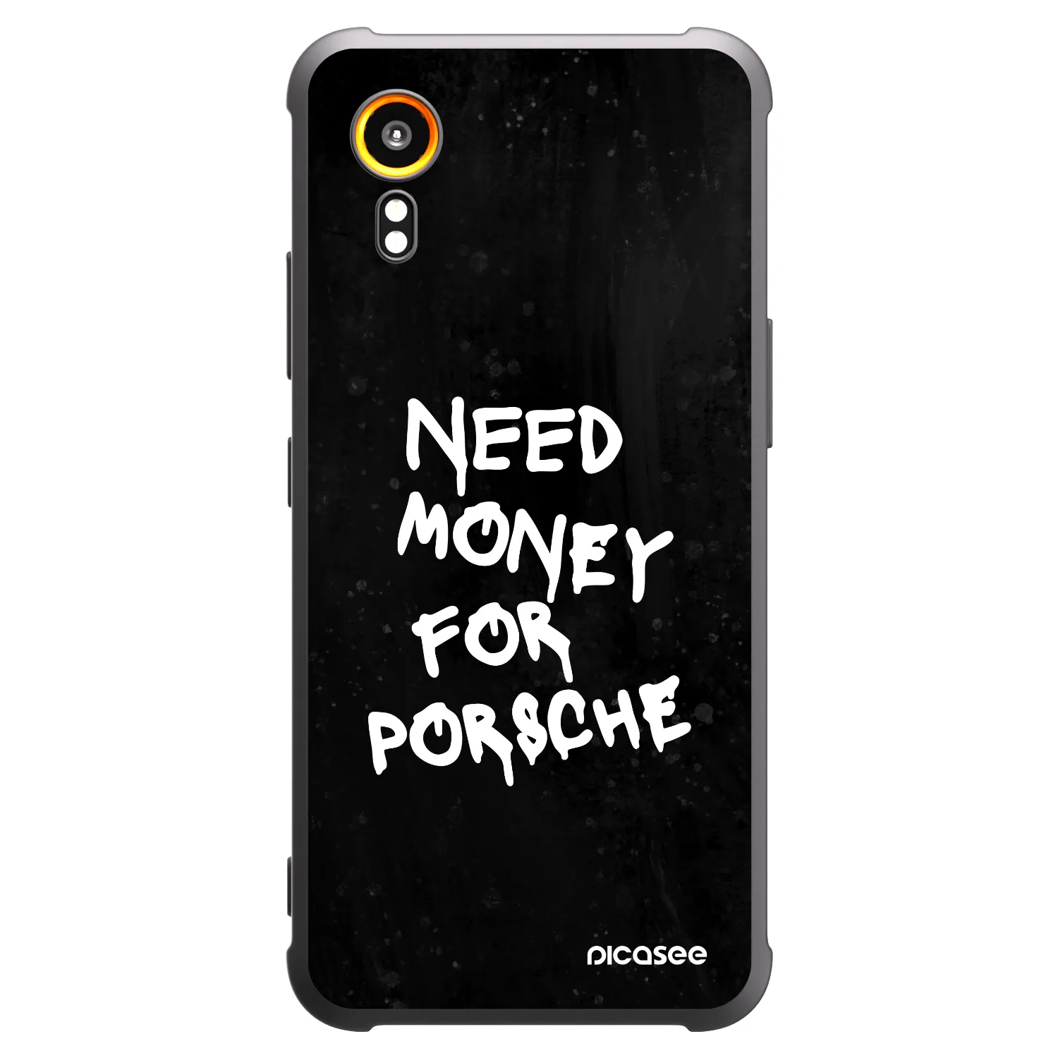 Picasee Samsung Galaxy Xcover 7 Hülle - Schwarzes Silikon - Black Dollar