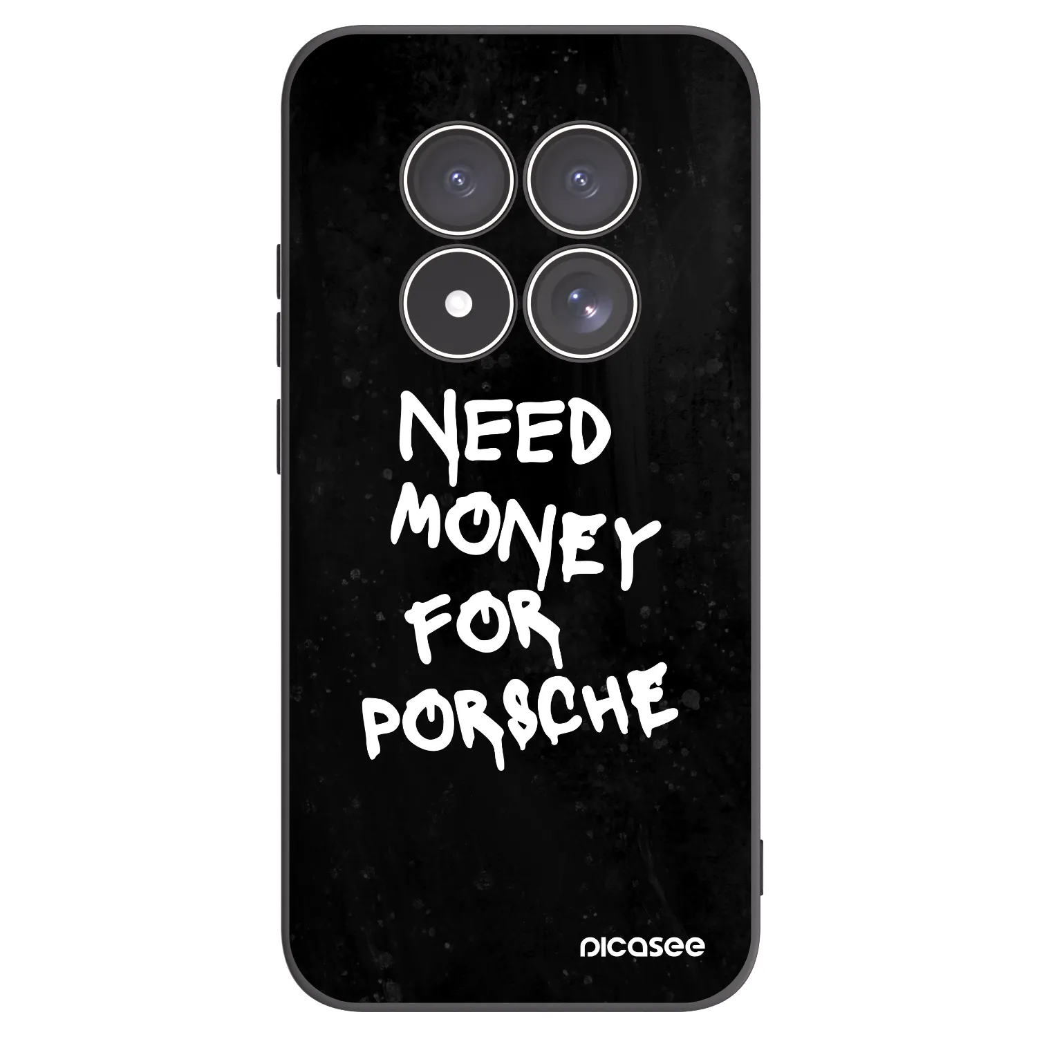 Picasee Xiaomi Redmi Note 15 Pro 5G Hülle - Schwarzes Silikon - Black Dollar