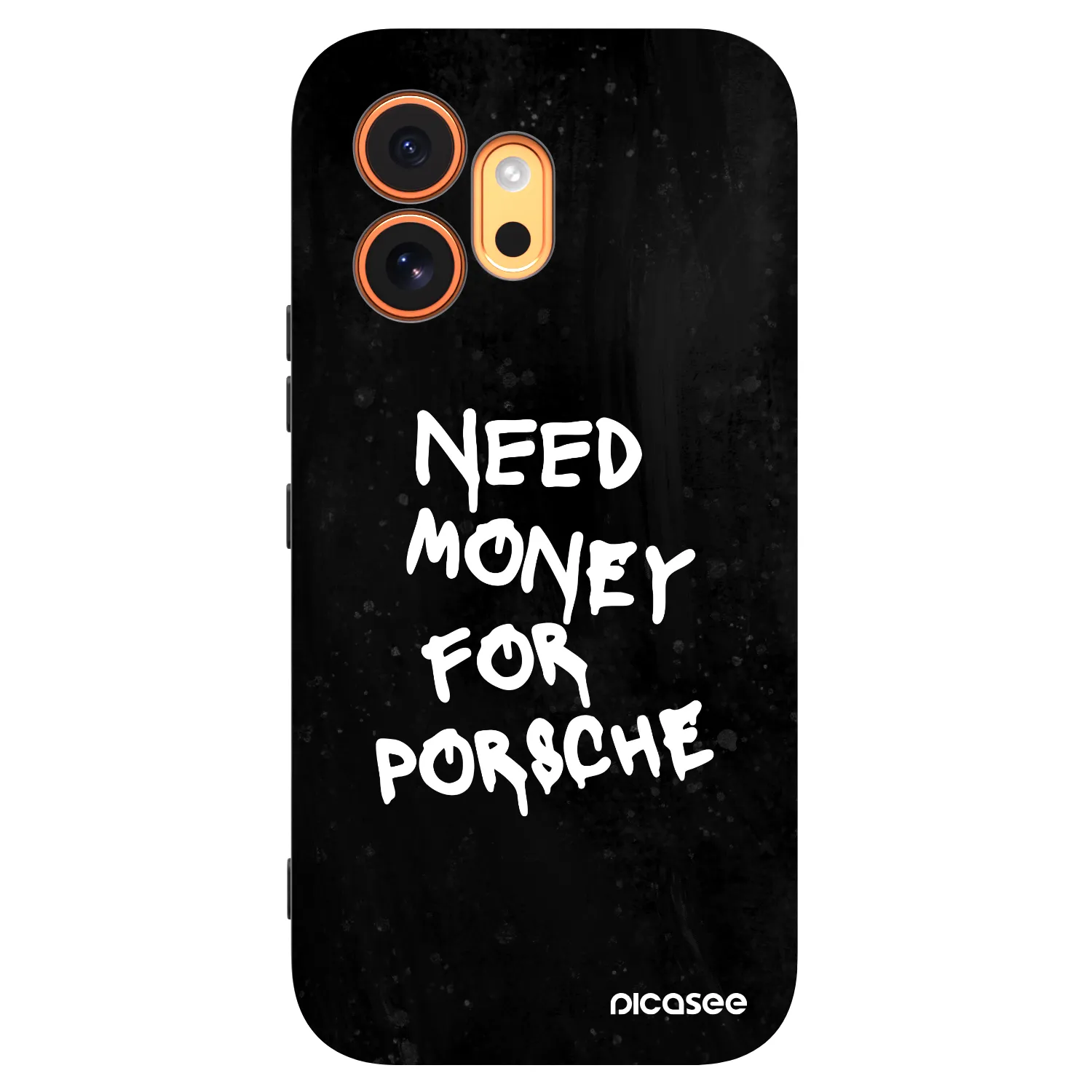 Picasee Honor 600 Hülle - Schwarzes Silikon - Black Dollar
