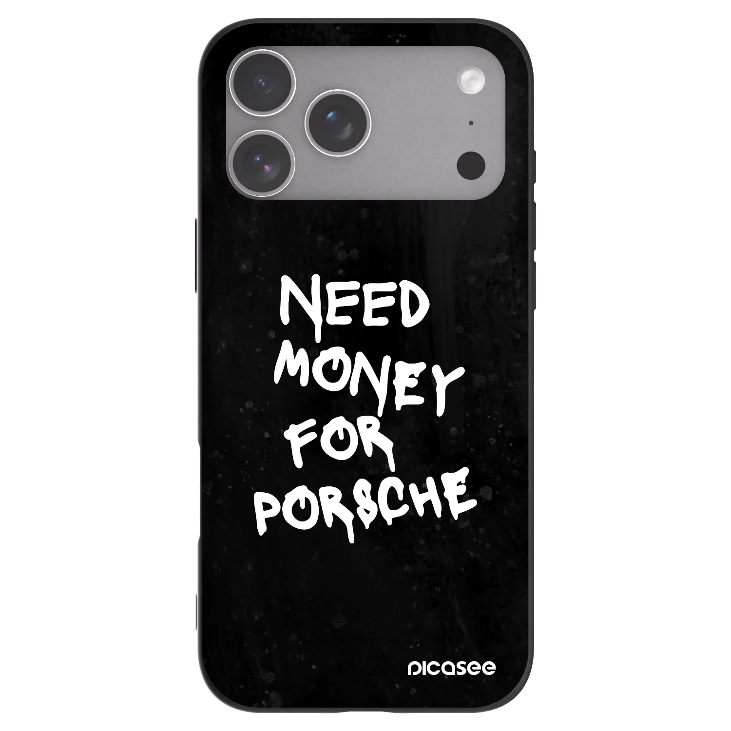 Picasee Apple iPhone 18 Pro Max Hülle - Schwarzes Silikon - Black Dollar