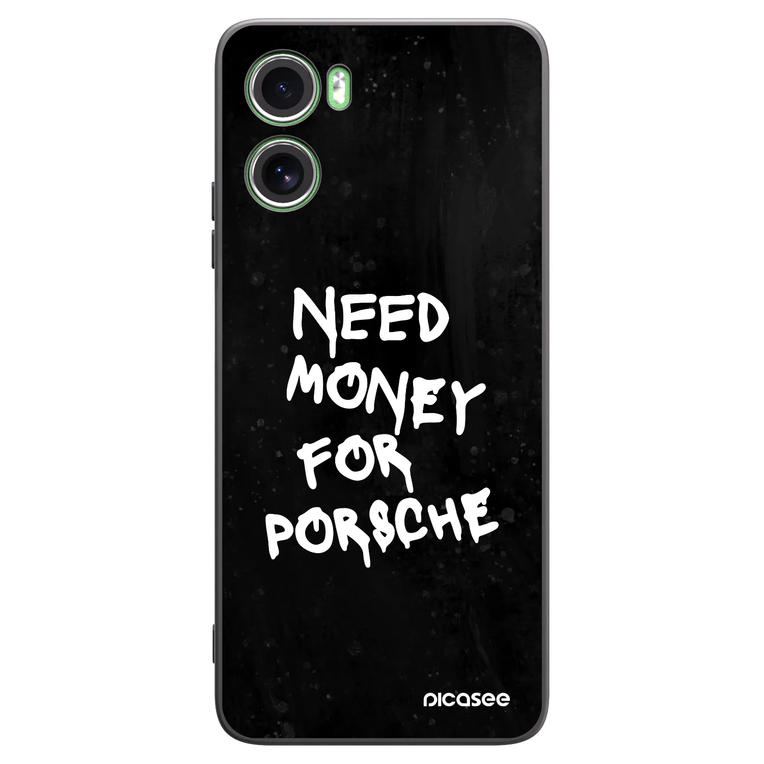 Picasee Motorola Moto G06 Hülle - Schwarzes Silikon - Black Dollar