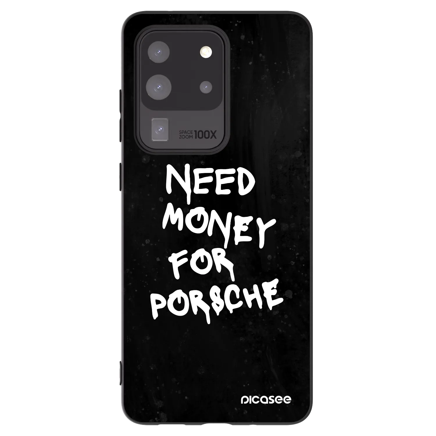 Picasee Samsung Galaxy S20 Ultra 5G G988F Hülle - Schwarzes Silikon - Black Dollar