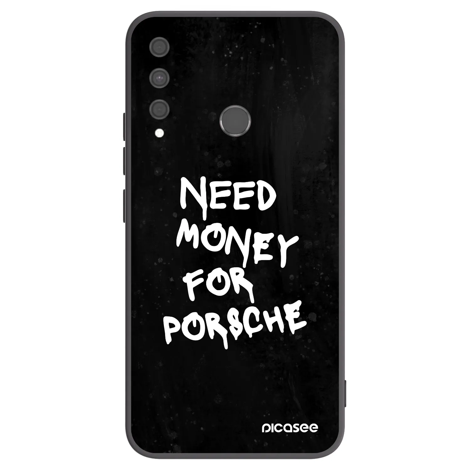 Picasee Huawei P40 Lite E Hülle - Schwarzes Silikon - Black Dollar