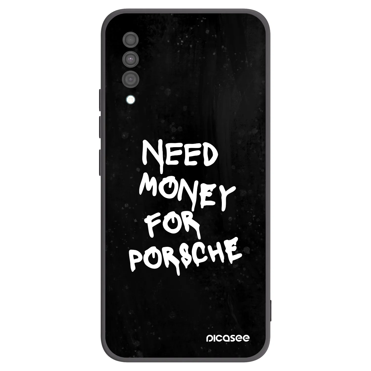 Picasee Samsung Galaxy A30s A307F Hülle - Schwarzes Silikon - Black Dollar