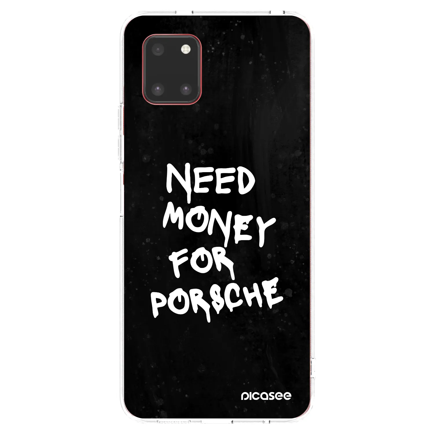 Picasee Samsung Galaxy Note 10 Lite N770F Hülle - Transparentes Silikon - Black Dollar