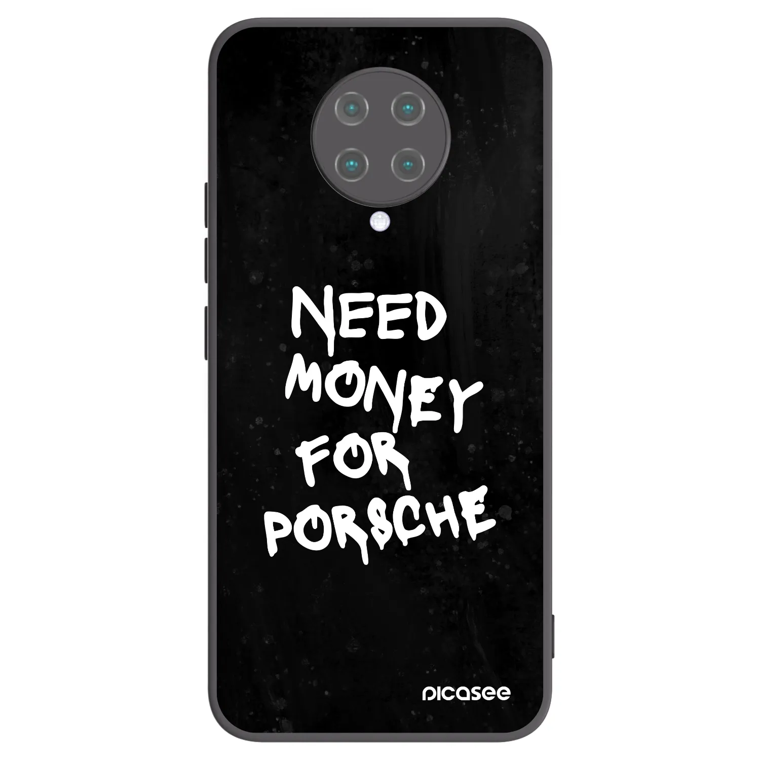 Picasee Xiaomi Poco F2 Pro Hülle - Schwarzes Silikon - Black Dollar