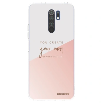 Picasee Xiaomi Redmi 9 Hülle - Transparentes Silikon - You create your own opportunities