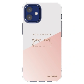 Picasee Apple iPhone 12 mini Hülle - Transparentes Silikon - You create your own opportunities