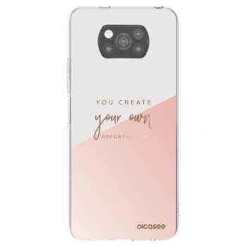 Picasee Xiaomi Poco X3 Pro Hülle - Schwarzes Silikon - You create your own opportunities