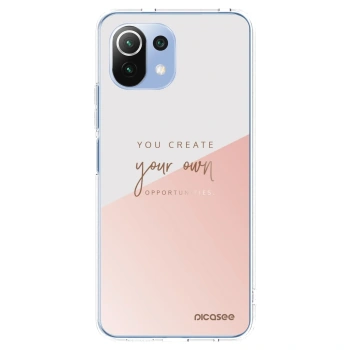 Picasee Xiaomi Mi 11 Lite Hülle - Transparentes Silikon - You create your own opportunities