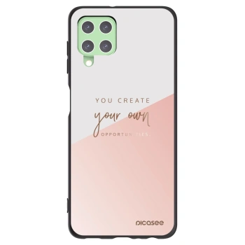 Picasee Samsung Galaxy A22 A225F 4G Hülle - Schwarzes Silikon - You create your own opportunities