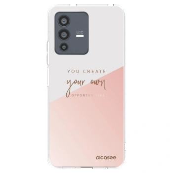 Picasee Vivo V23 5G Hülle - Transparentes Silikon - You create your own opportunities