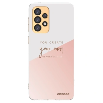 Picasee Samsung Galaxy A33 5G A336 Hülle - Transparentes Silikon - You create your own opportunities
