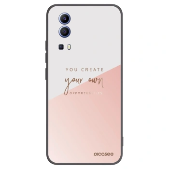 Picasee Vivo Y52 5G Hülle - Schwarzes Silikon - You create your own opportunities