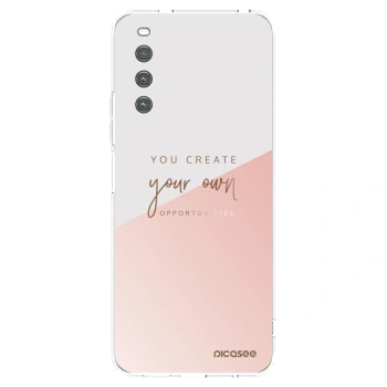 Picasee Sony Xperia 10 IV 5G Hülle - Transparentes Silikon - You create your own opportunities