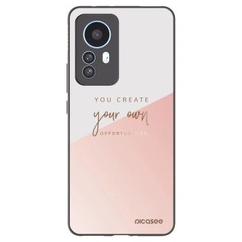 Picasee Xiaomi 12T Pro Hülle - Schwarzes Silikon - You create your own opportunities
