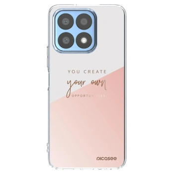 Picasee Honor X8a Hülle - Transparentes Silikon - You create your own opportunities