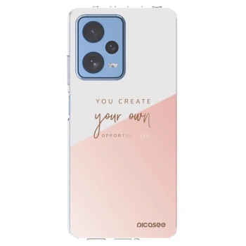 Picasee Xiaomi Redmi Note 12 Pro 5G Hülle - Transparentes Silikon - You create your own opportunities