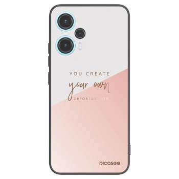 Picasee Xiaomi Poco F5 Hülle - Schwarzes Silikon - You create your own opportunities