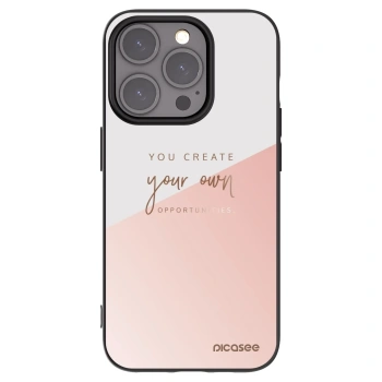 Picasee Apple iPhone 15 Pro Hülle - Schwarzes Silikon - You create your own opportunities