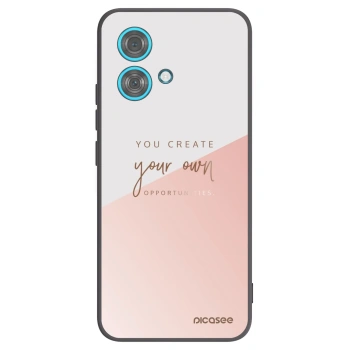 Picasee Motorola Edge 40 Neo Hülle - Schwarzes Silikon - You create your own opportunities
