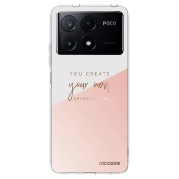 Picasee Xiaomi Poco X6 Pro Hülle - Transparentes Silikon - You create your own opportunities
