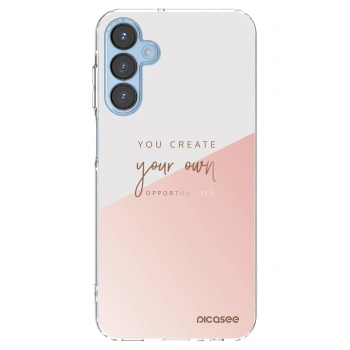 Picasee Samsung Galaxy A15 A156B 5G Hülle - Transparentes Silikon - You create your own opportunities