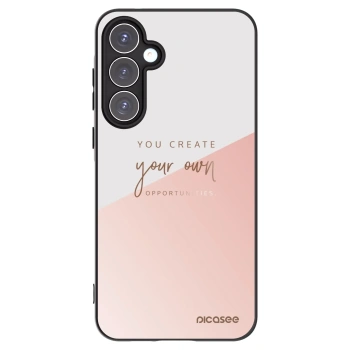 Picasee Samsung Galaxy A55 5G A556B Hülle - Schwarzes Silikon - You create your own opportunities