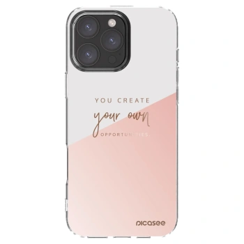 Picasee Apple iPhone 16 Pro Max Hülle - Transparentes Silikon - You create your own opportunities